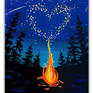 February Paint and Sip | February 10 | Sparks Fly