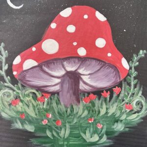 September Paint and Sip | September 23 | Moonlit Mushroom