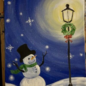November Paint and Sip | November 11 | Happy Snowman